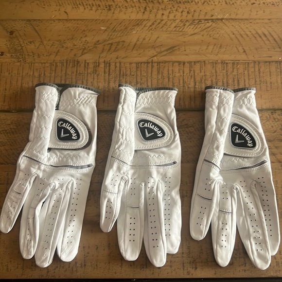 Callaway Golf Gloves - Right Hand - Medium/Large - 3 Pack - Picture 1 of 3